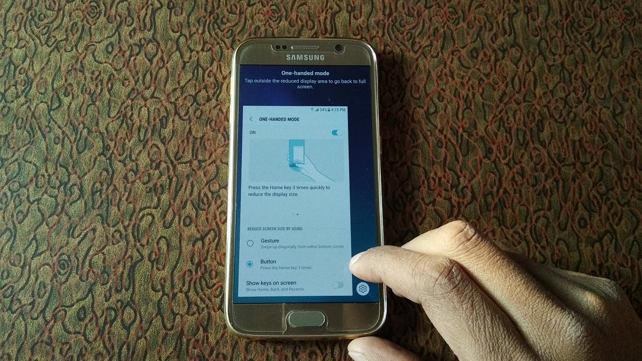 Samsung One Handed Mode Explained Youtube