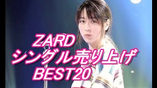 ZARD 坂井泉水・シングル売り上げランキングBEST20・ミリオンセラーは3曲！