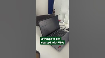 How to get started with VBA #shortsvideo  #vba #automation