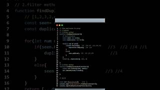 Javascript interview question. Find duplicates in array