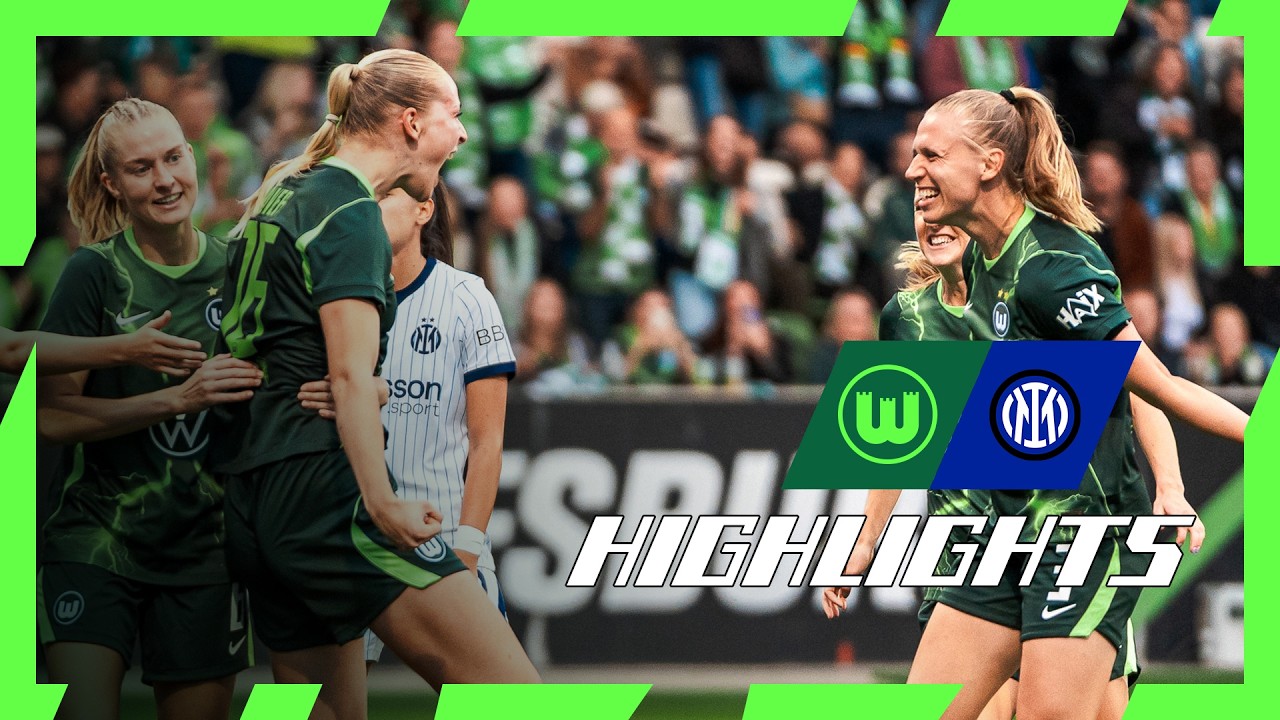 Mit Küver-Show zum Hinspielsieg ✨ | UWCL-Quali | VfL Wolfsburg - Inter Mailand