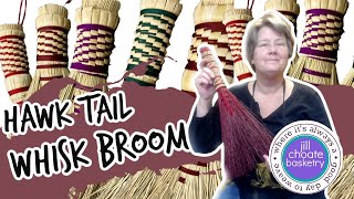 BROOM MAKING: HAWK TAIL WHISK BROOM #DIYbroom #broommaking #brooms #turkeywing