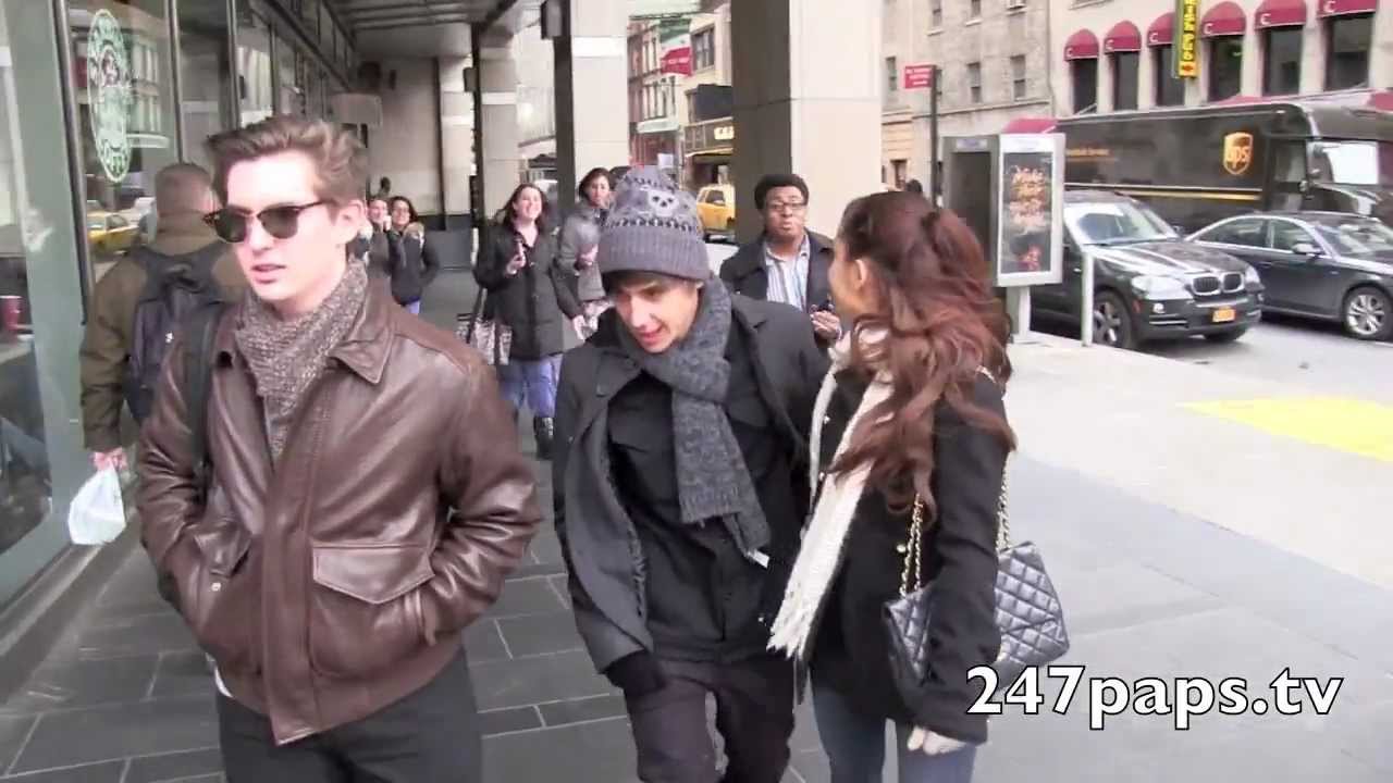 Ariana Grande with boyfriend Jai Brooks forming 