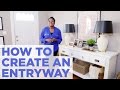 How to Create the Illusion of an Entryway - Easy Home Decorating | HGTV