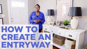 How to Create the Illusion of an Entryway - Easy Home Decorating | HGTV