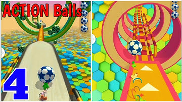 Action Balls - Gameplay walkthrough Part 4 All Levels 44-49 (Android iOS)