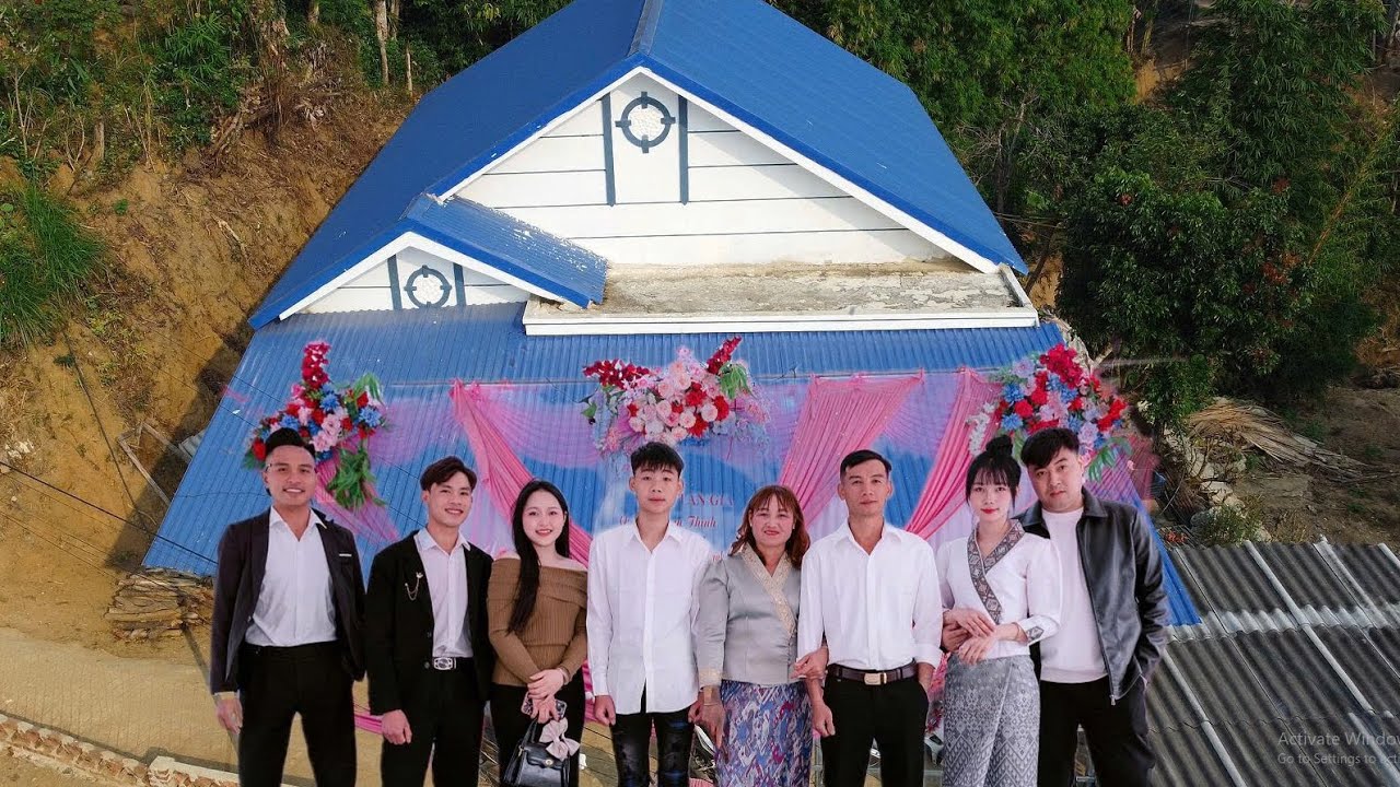 Toàn cảnh Mừng Tân Gia Lò Văn Thịnh & Lò Thị Bén Bản Mường Luân 1 Xã Mường Luân Điện Biên