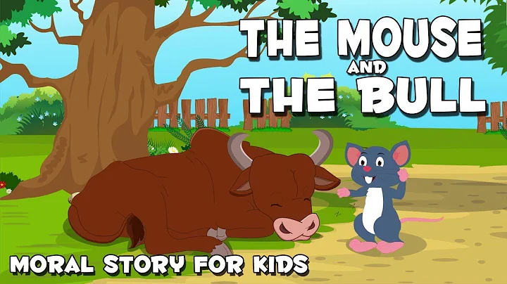 English Stories For Kids | The Mouse And The Bull | Animal Stories For Children By Aanon Animation
