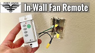In-Wall Ceiling Fan Remote Control | How To Install light Switch Remote screenshot 1