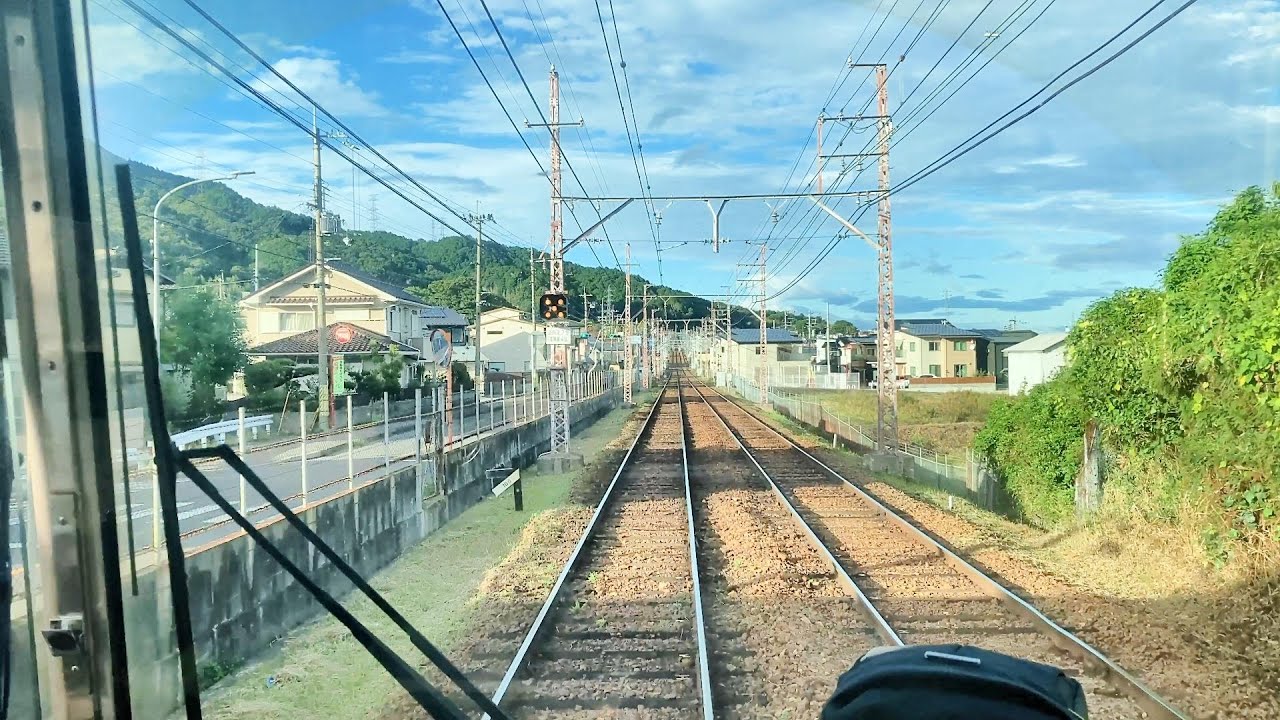 京阪石山坂本線前面展望石山寺→坂本比叡山口 ＜Cabview Japanrail  Ishiyama-Sakamoto Line Ishiyamadera→Sakamoto-hieizanguchi＞