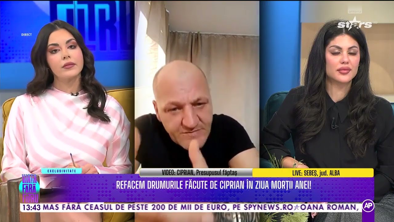 Exclusiv! Drumurile făcute de Ciprian, presupusul agresor al Anei! Unde a mers bărbatul