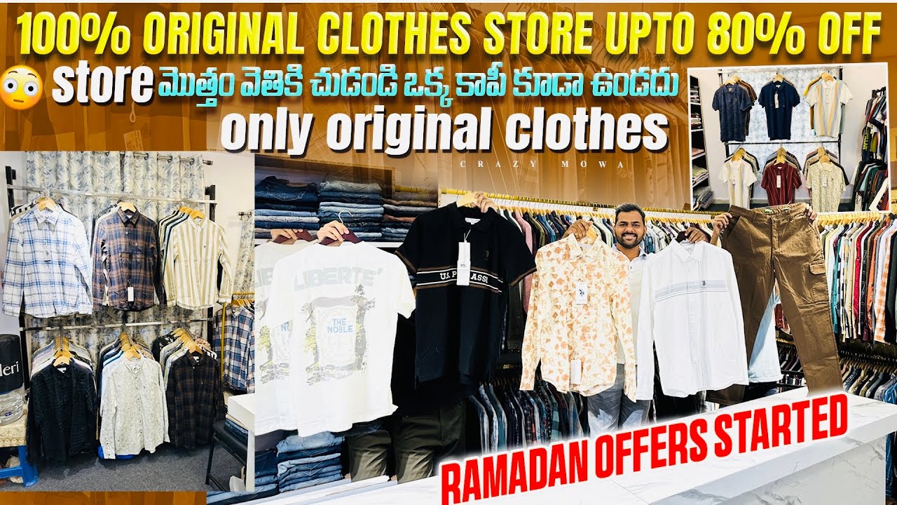 100% original branded store upto 80% off / ఒక్క copy కూడా ఉండదు | brand eagle tolichowki 