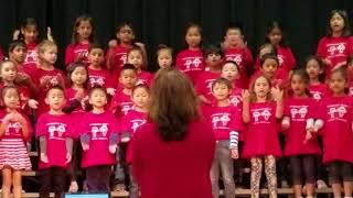 Ethan's kindergarten end of the year performance - Song #3