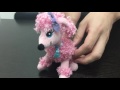 ピンクプードル BIRTHDAY EXPRESS　プードル 犬 ぬいぐるみ かわいい 動画