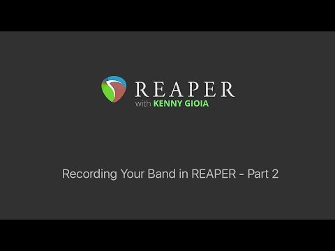 Recording Your Band in REAPER - Part 2 - Plugging in the Drum Mics