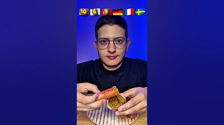 Sausages 🌭 with different Sauces! #shorts #mukbang