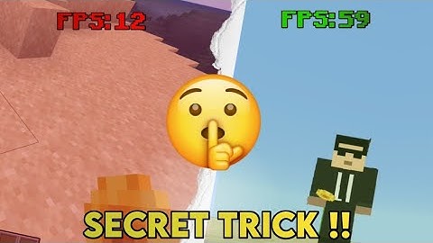 SECRET Settings & MODS to FIX LAG in Minecraft PE 🔧 (100% Working!)