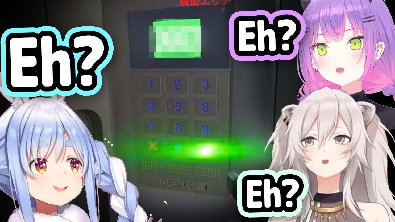 Pekora Guesses Password Correctly and Surprised Botan and Towa【Hololive】
