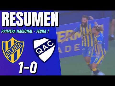 Atlanta - Quilmes | Resumen | Primera Nacional 2026 | Fecha