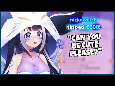 Viewer asks LILY to be CUTE...
