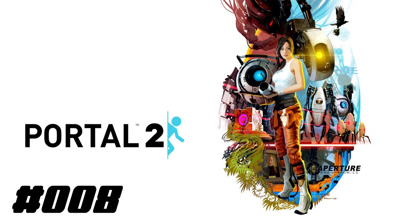 Let's play Portal 2 [German] -=BLIND=- #008 - GLaDOS ist eine Kartoffel ...