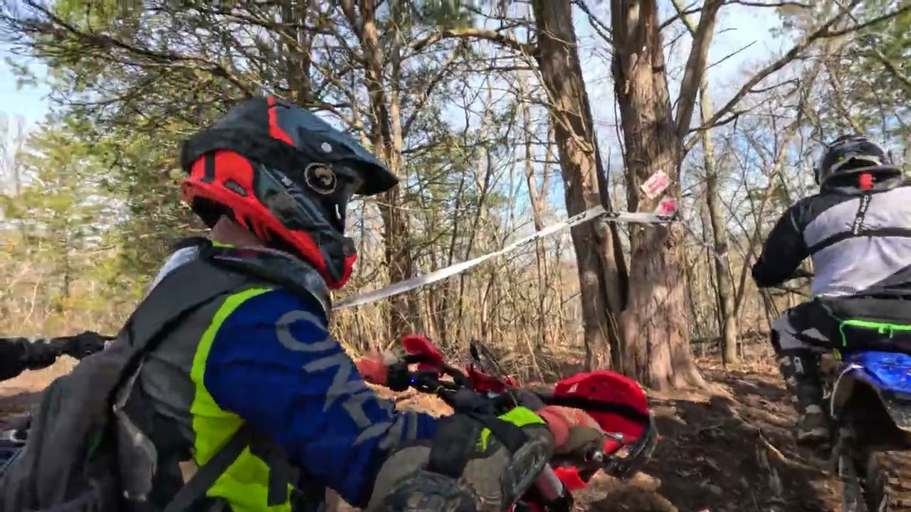 KTM 150 XCW Single track POV 