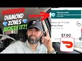 Is The DoorDash Diamond Zone Worth It For Delivery Drivers?!