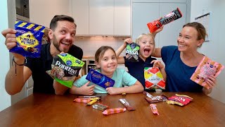The Swedish Family try Candy from Finland