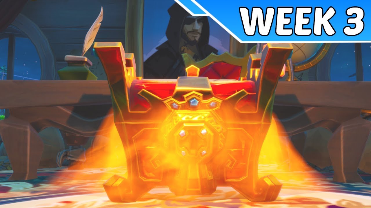 TheBoneRattler's Block Week 3 Legendary Chest Location - Fortnite (The Block) Season 9