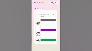 Seamless Resource Based Scheduling with .NET MAUI Scheduler