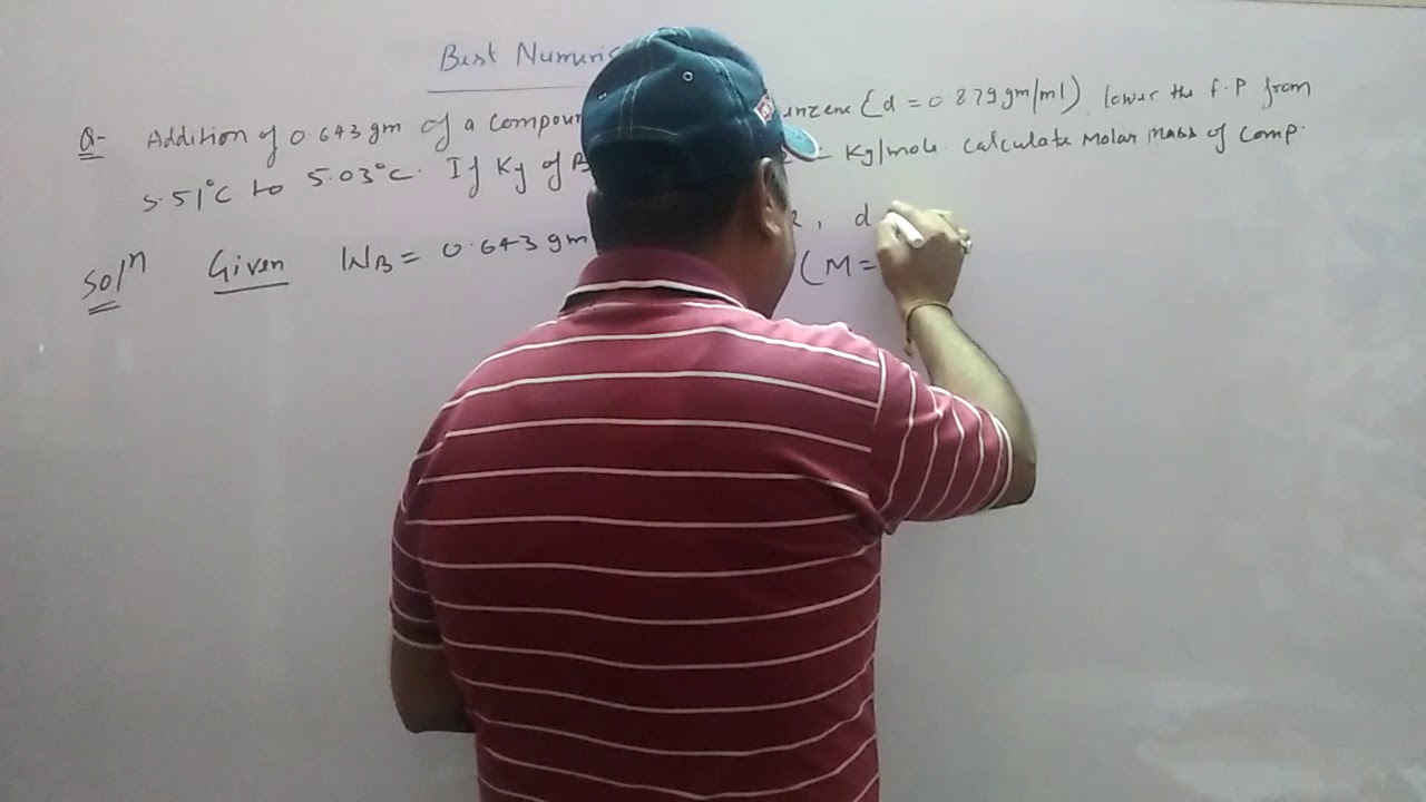 Best Numericals Freezing Point Boiling Point YouTube