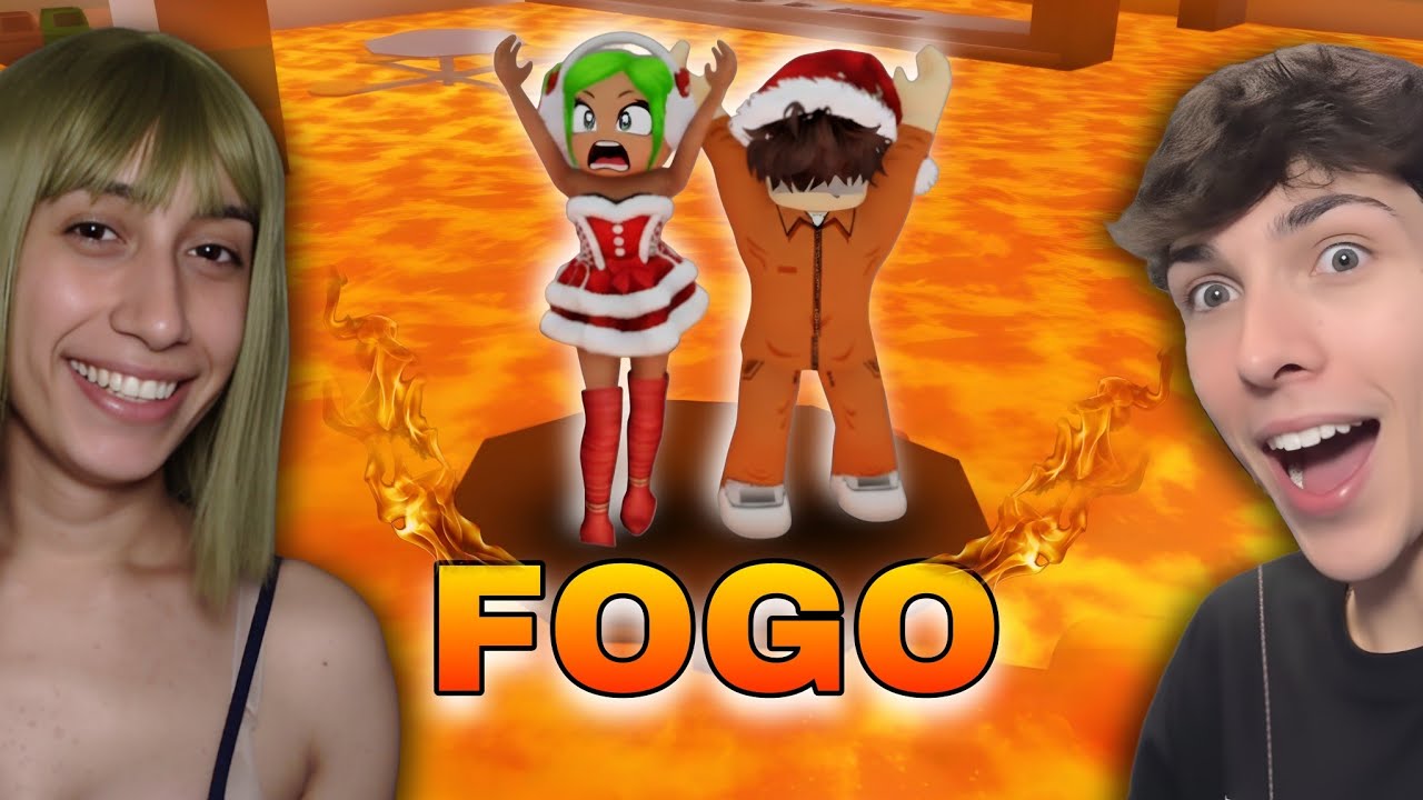 🔥 TENTAMOS ESCAPAR DA PRISÃO DO BARRY NO MODO LAVA! 😱 | Roblox