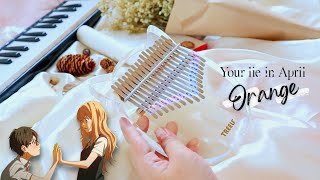 【Your Lie in April ED】 7!! - Orange (オレンジ) | Kalimba Cover with Tabs ♡