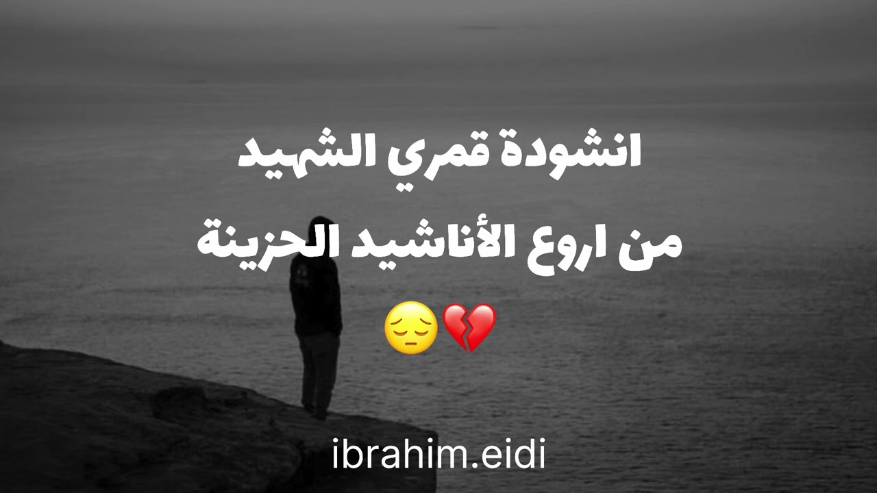 انشودة قمري الشهيد صالح الجعفراوي/ ورضيت حين مضيت عني 💔😔 من اروع الأناشيد الحزينة