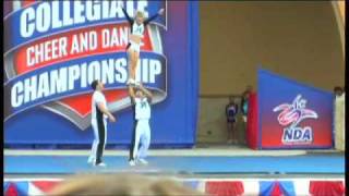 2009 NCA  Partner Stunt Champions Kristin and Kelvin from the University of Hawaii