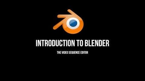 Introduction to the Video Sequence Editor (VSE) (Beginner Blender Tutorial)
