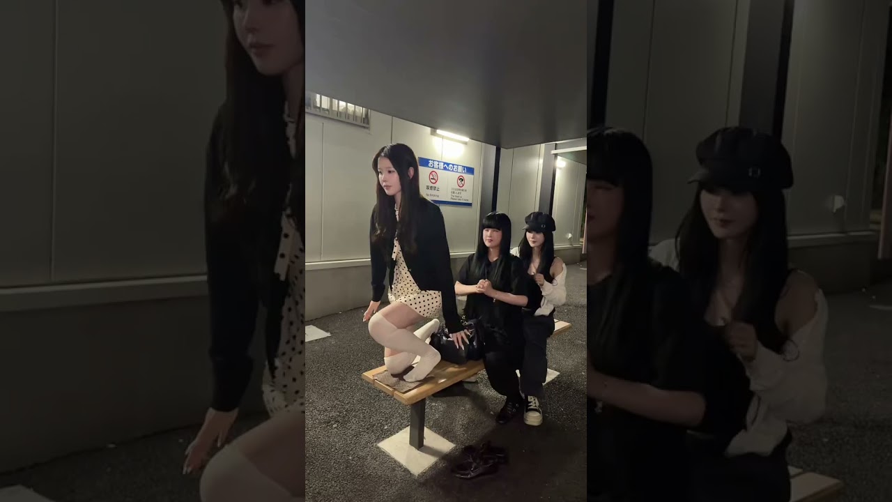安全確認した上で撮影しました^_^海外でめちゃめちゃ流行ってるやつ