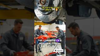 Building a Corvette C8 From Scratch 😳🔥 | V8 Engine to Final Reveal #shorts