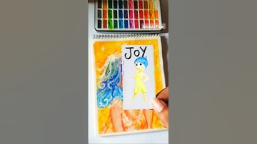 I draw#insideout characters as a human💙Emotion Joy  what emotion should i draw next| artistic Flow