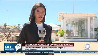 Esfaqueados na praia de Santo Amaro em Oeiras