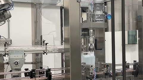 2 head filling and capping jerry can line.