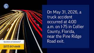 Jonathan Garcia Arias, 2 Killed, 4 Injured in Truck Accident in Collier County