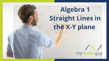 Straight Lines in the X-Y Plane