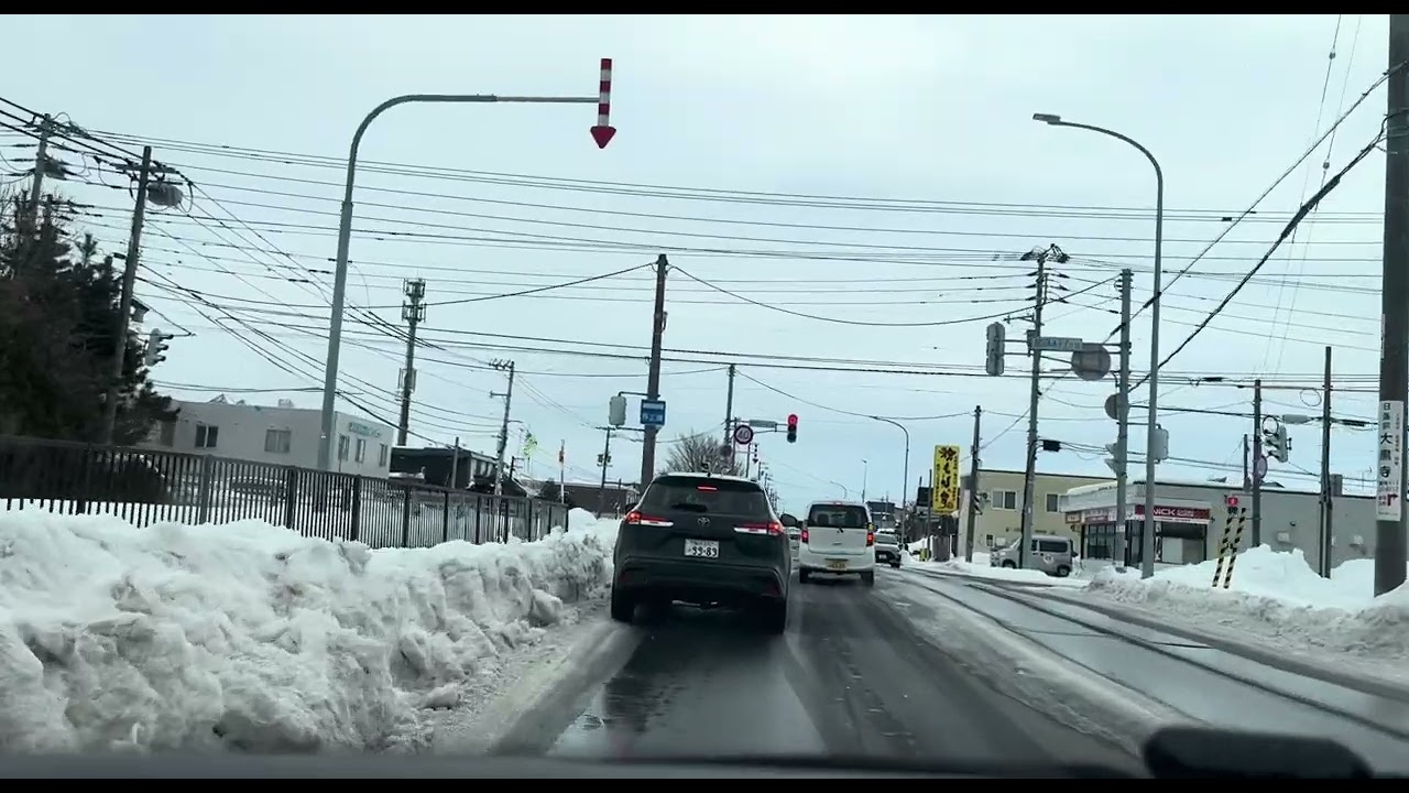郊外に向かって｜静かな朝のドライブ