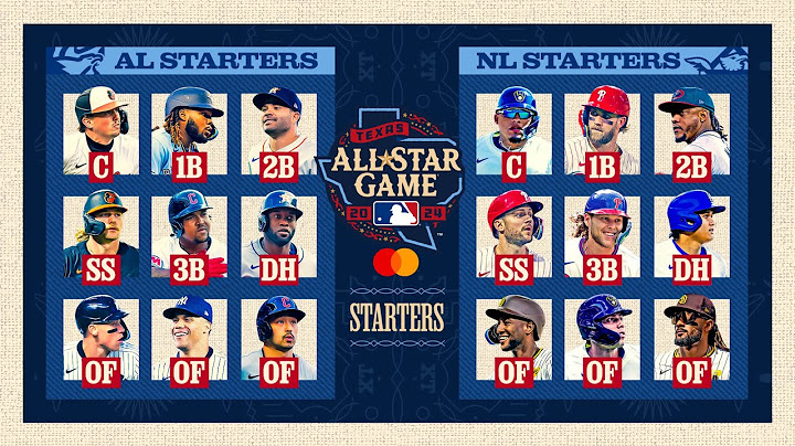 The 2024 MLB All-Star Game STARTERS! (Judge, Harper & Shohei headline, plus Gunnar, J-Ram & MORE 🤩)