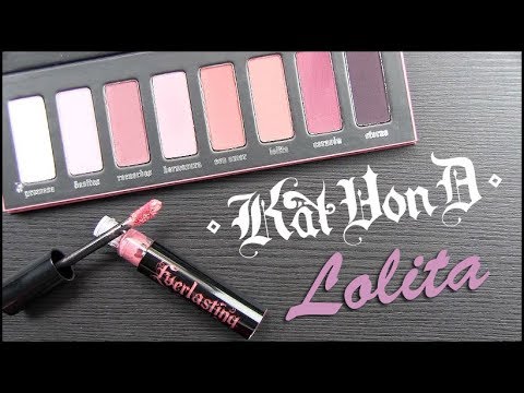 Kat Von D LOLITA: Live Swatches, Lip Swatches, Review