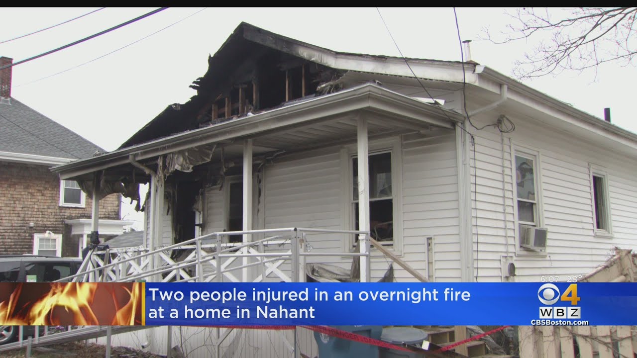 Police, Firefighters Rescue 2 People Trapped In Nahant House Fire YouTube