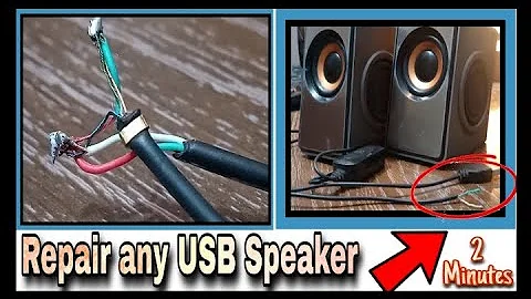 Repair common fault of small PC/Lpatop speaker / Repair mini USB speaker  / Repair USB speaker