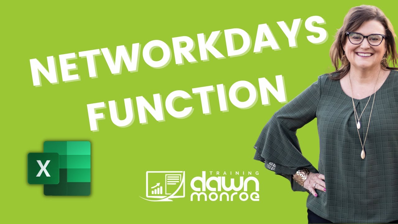 Microsoft Excel NETWORKDAYS Function - YouTube