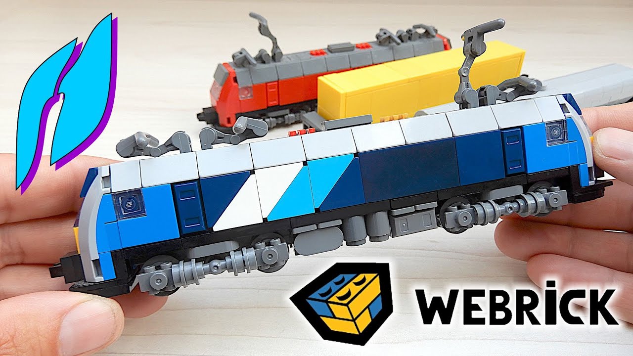 Container Train Lego How to Build a Freight Train with Container Transport (MOC) # ...